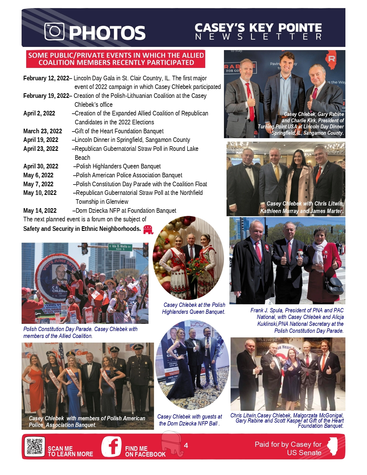 Casey for Senate Campaign Materials Displayed at Event.